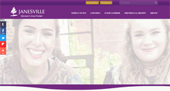 Desktop Screenshot of janesvillecvb.com